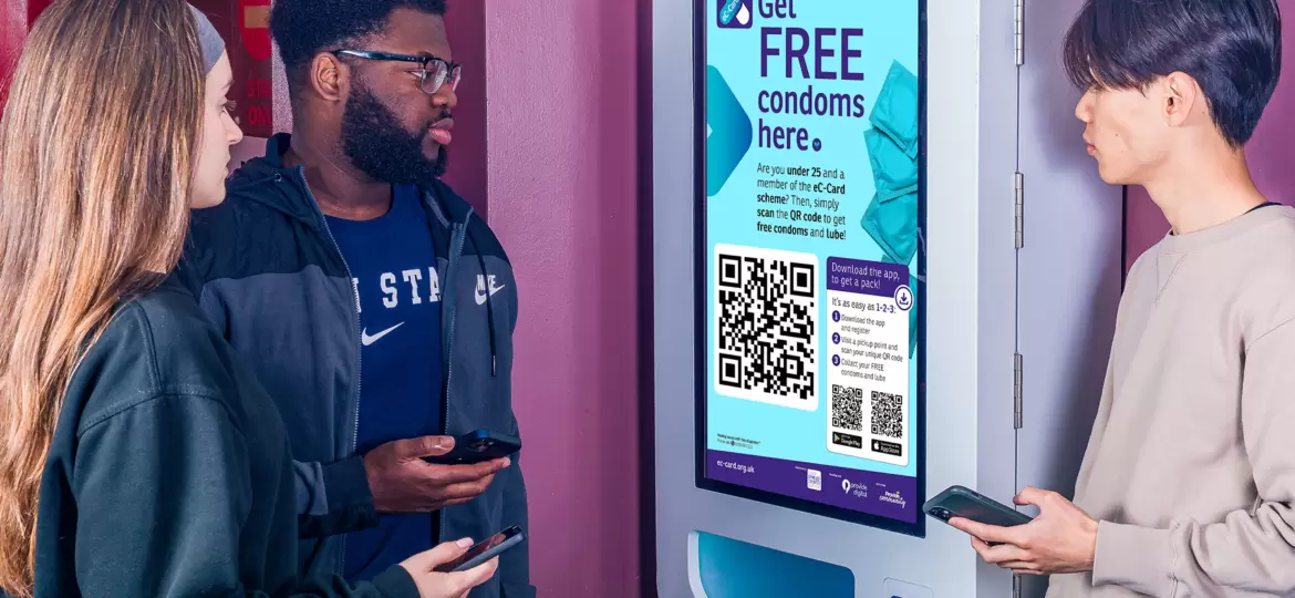 Innovative vending machine launched to distribute free condoms at the University of Essex